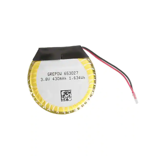 GRP653027-1C-3.8V-430MAH WITH 